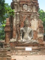 retki 7:n Temppelin rauniot  Ayutthayalle