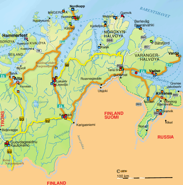pohjois suomen ja norjan kartta Pohjois Norjan matkakuvat   Pohjoisin paikka jossa olen käynyt eli  pohjois suomen ja norjan kartta